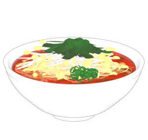 トムヤムラーメンのイラスト