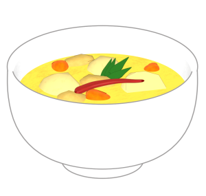 イエローカレーのイラスト
