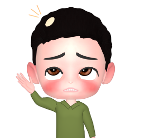 円形脱毛症のイラスト