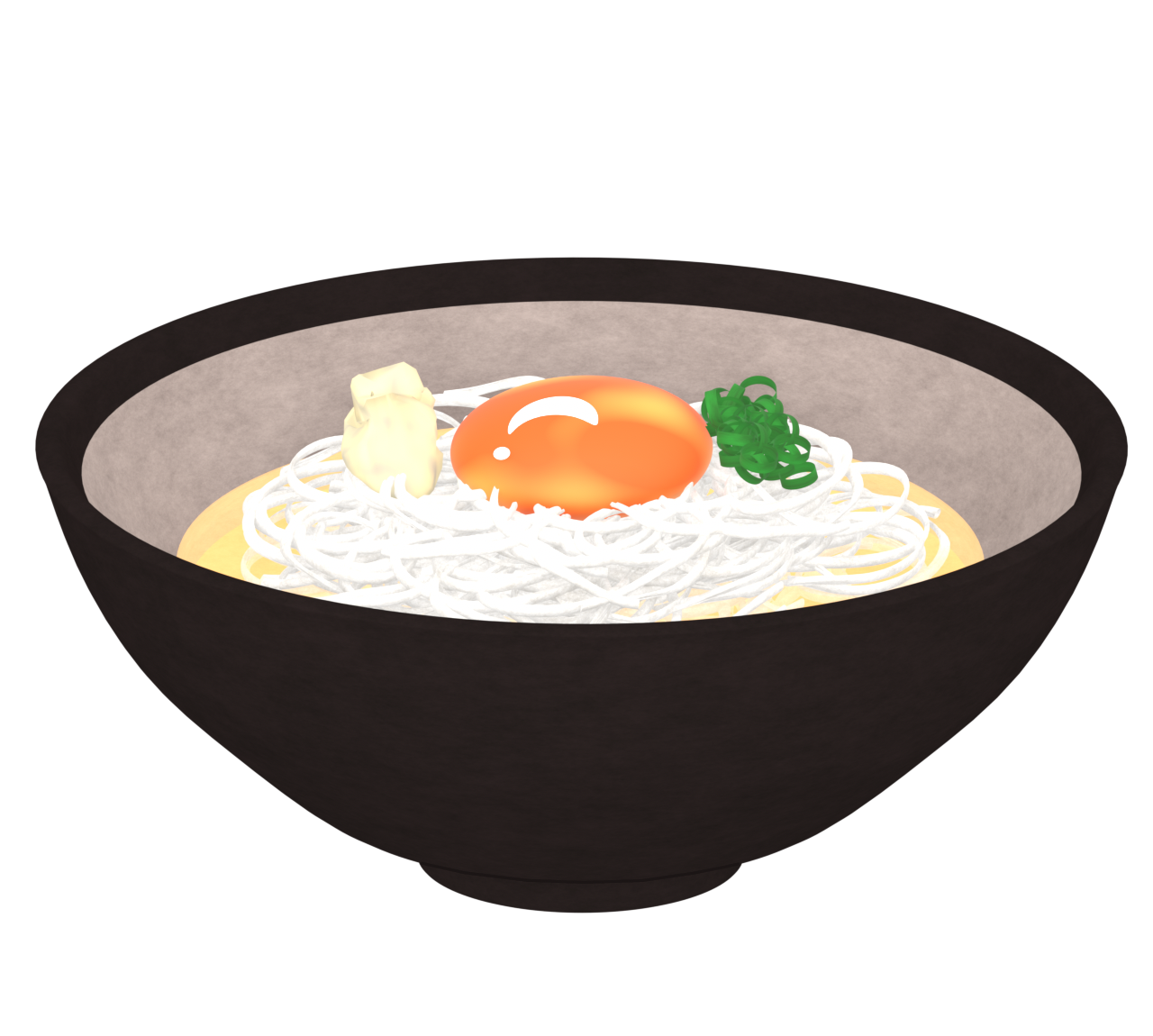 ぶっかけうどんのイラスト