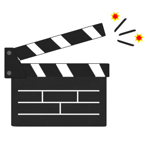 カチンコのイラスト