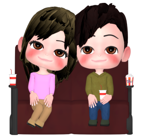 カップルシートのイラスト