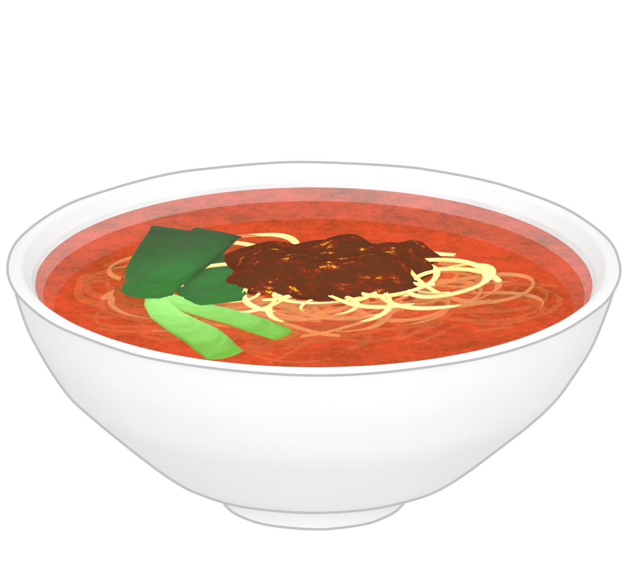 担々麺のイラスト