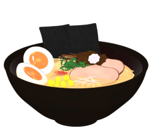 家系ラーメンのイラスト