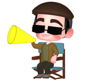 映画監督のイラスト