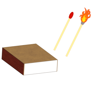 マッチのイラスト
