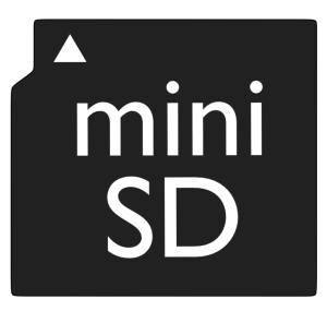 ミニSDカードのイラスト