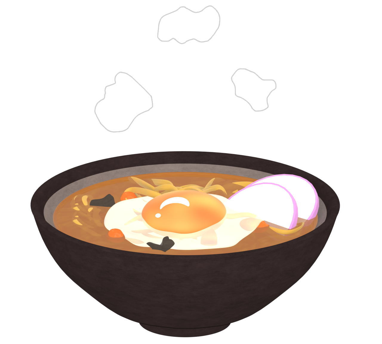 味噌煮込みうどんのイラスト