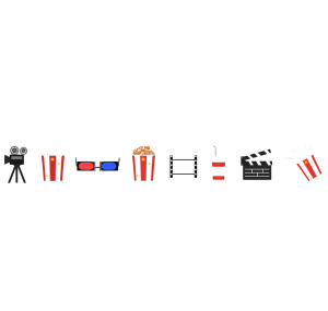 映画のラインの素材