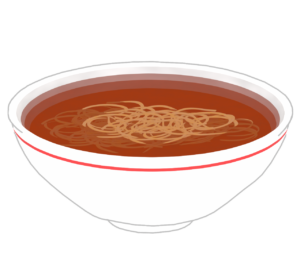 具なしラーメンのイラスト