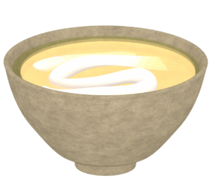 一本うどんのイラスト