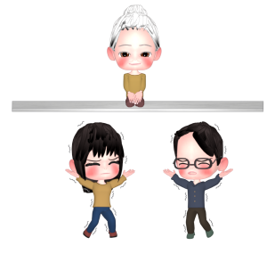 年金を支える若者のイラスト