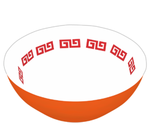 ラーメンのどんぶりのイラスト