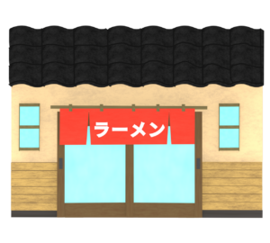 ラーメン屋のイラスト