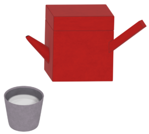 そば湯のイラスト