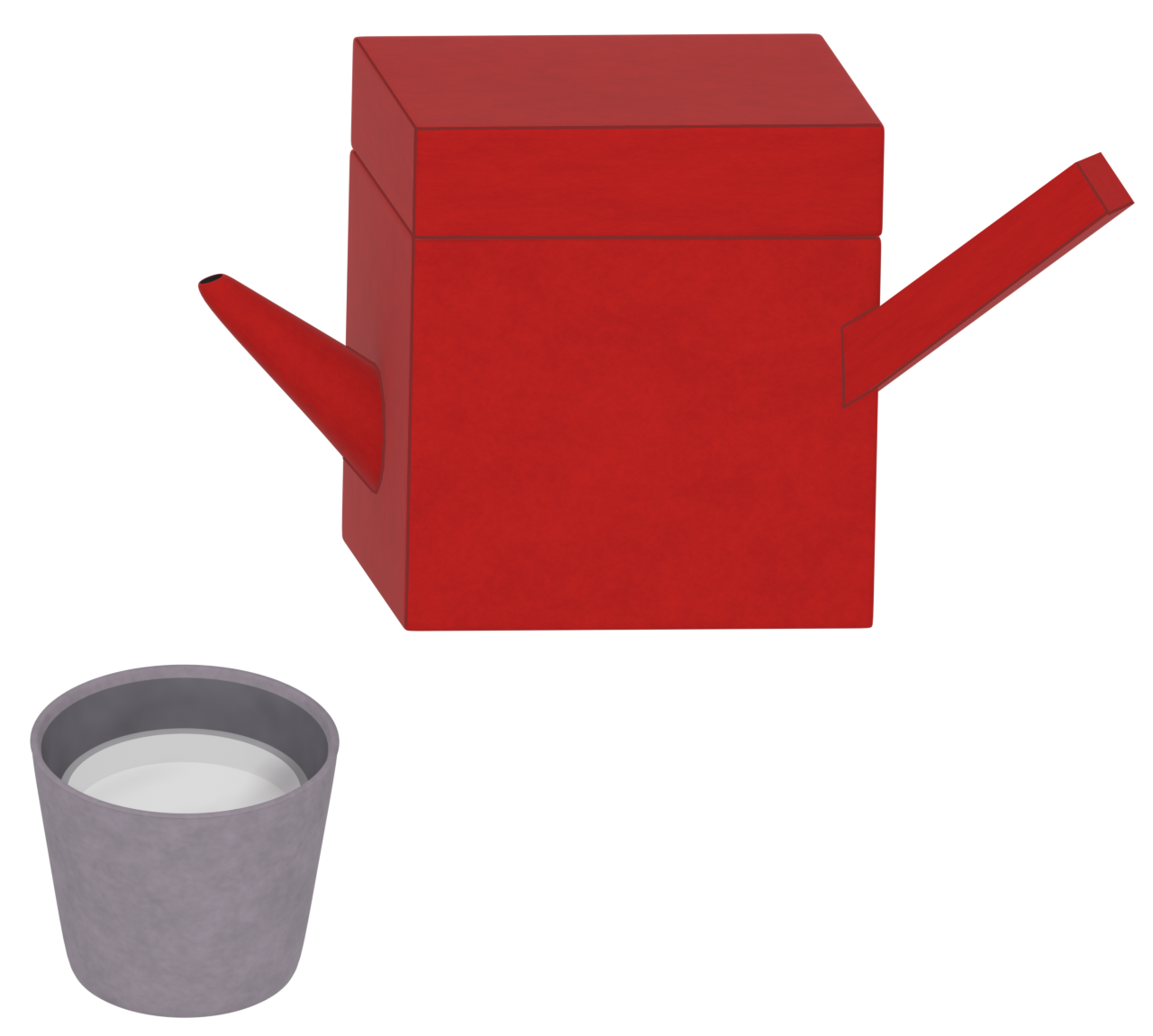 そば湯のイラスト
