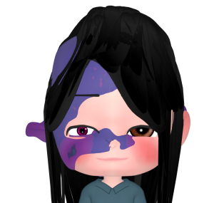 特殊メイクのイラスト