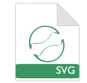 SVGの拡張子ファイルのイラスト