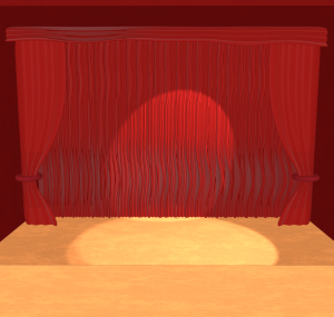 劇場 舞台のイラスト