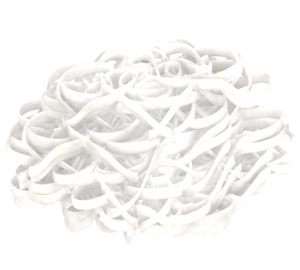 うどんの麺のイラスト
