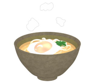 温玉うどんのイラスト
