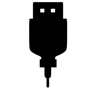 USB端子のイラスト