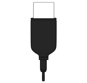 USB type-C端子のイラスト