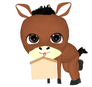 午年 絵馬とかわいい馬のイラスト