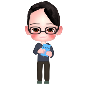 年金手帳を持つ若い人のイラスト