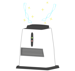 空気清浄機のイラスト