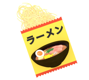 袋麺のイラスト