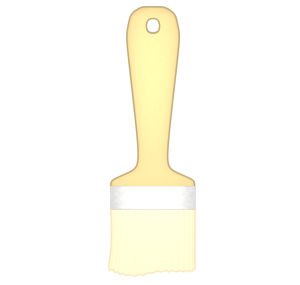 刷毛のイラスト