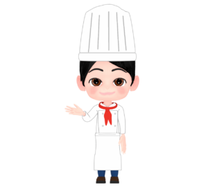 ケーキ屋店員のイラスト