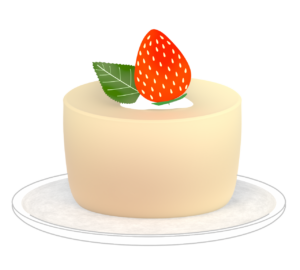 チョコレートムースのイラスト