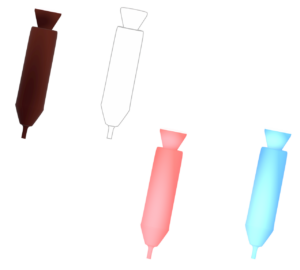 チョコペンのイラスト