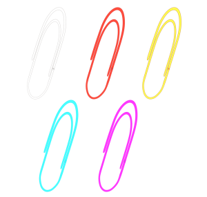 クリップのイラスト