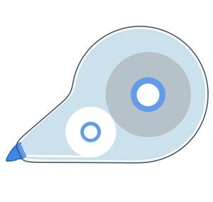 修正テープのイラスト