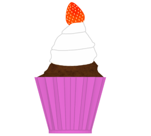 カップケーキのイラスト