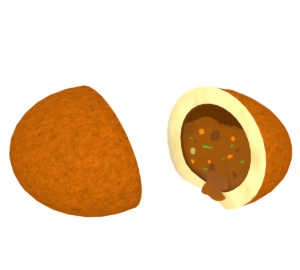カレーパンのイラスト