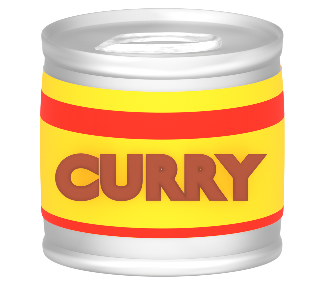 カレー缶のイラスト