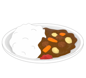 カレーライスのイラスト