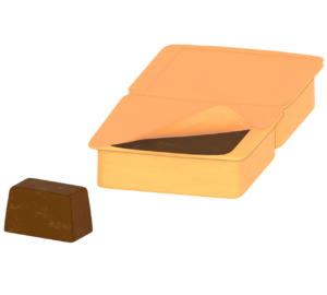 カレールーが入った箱のイラスト