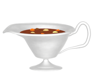 カレーソースポットのイラスト