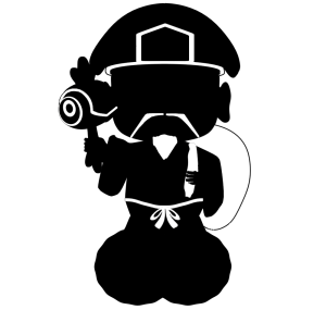 大黒天のシルエット