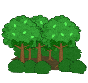 森のイラスト