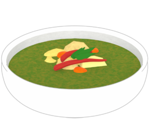 グリーンカレーのイラスト