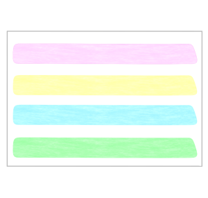 蛍光ペンのラインのイラスト