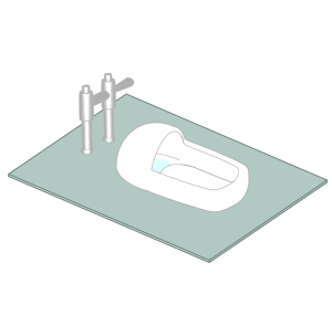和式トイレのイラスト