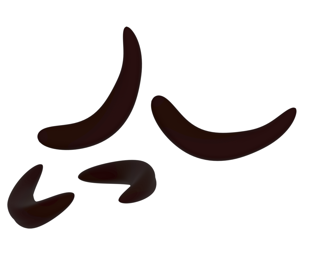 柿の種 チョコレートのイラスト
