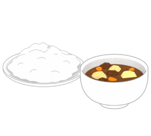 マッサマンカレーのイラスト